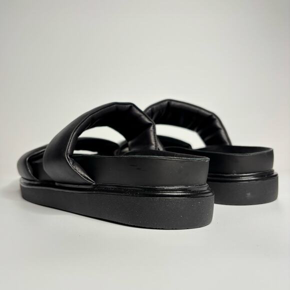 Vagabond Shoemakers Erin Leather Double Band Sandal in Black - Picture 4 of 8